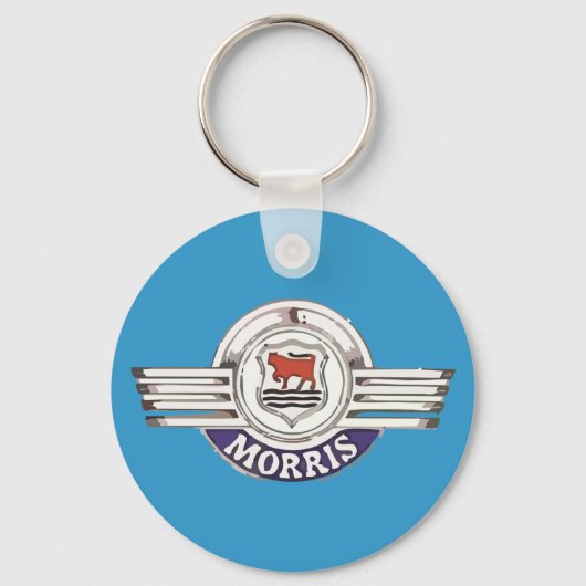 Morris Minor Car Classic  Hiking Duck Sleutelhanger (Voorkant)