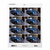 Morris Minor Convertible Tourer Etiket (Full Sheet)
