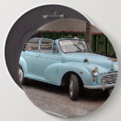 Morris Minor Convertible Tourer Ronde Button 6,0 Cm (Voorkant /achterkant)