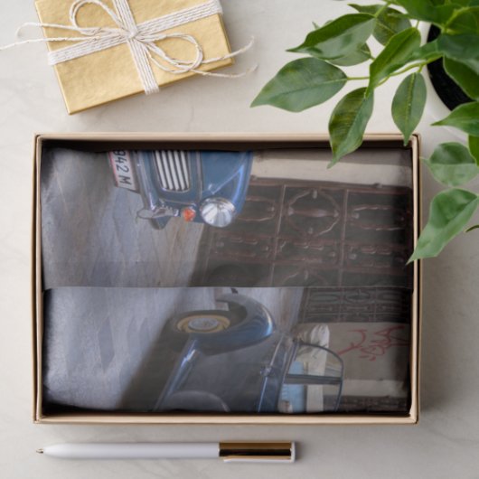 Morris Minor Convertible Tourer Tissuepapier (Geschenk)