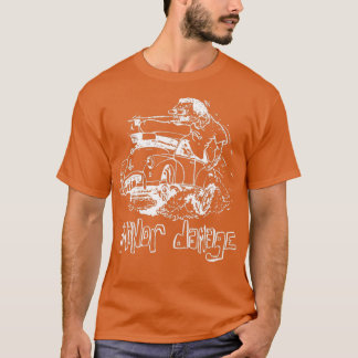 Morris Minor Damage donker T-shirt
