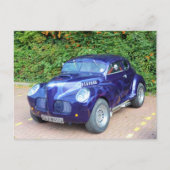 Morris Minor Hot Rod Briefkaart (Voorkant)