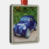 Morris Minor Hot Rod Metalen Ornament (Rechts)