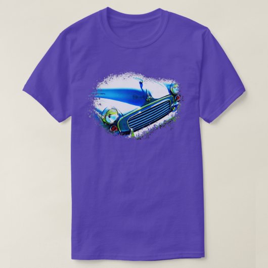 Morris Minor jaren 60 Britse klassieke elementen g T-shirt (Design voorkant)