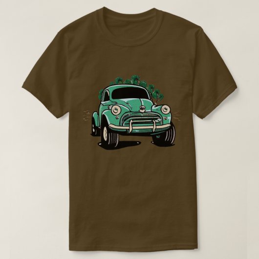 Morris Minor Monster Truck T-shirt (Design voorkant)