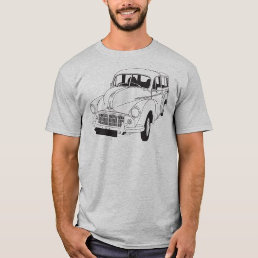 Morris Minor Traveler (Woody) T-shirt (Voorkant)