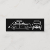 Morris Minor visitekaartje (Achterkant)