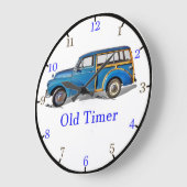 Morris Minor Wall Clock Grote Klok (Hoek)