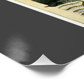 Morris - Nacht Engel met een tanende maan Perfect Poster (Hoek)