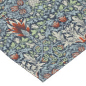 Morris Navy Blue Slangenhoofd Bloem Behang Tafelkleed (Gekanteld)