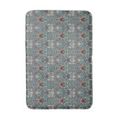 Morris Navy Blue Slangenhoofd Bloemmotief Behang Badmat (Voorkant Verticaal)