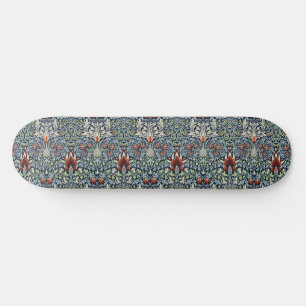 Morris Navy Blue Slangenkop Bloem Behang Persoonlijk Skateboard