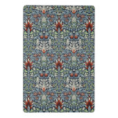 Morris Navy Blue Slangenkop Bloembehang Mini Klembord (Achterkant)