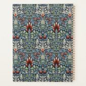 Morris Navy Blue Slangenkop Bloembehang Planner (Achterkant)