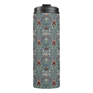 Morris Navy Blue Slangenkop Bloembehang Thermosbeker