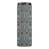 Morris Navy Blue Slangenkop Bloembehang Thermosbeker (Achterkant)