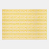 Morris Oranje Geel Groen Stripe Patroon Inpakpapier Vel (Voorkant)