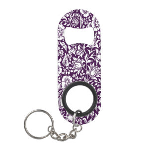Morris  Paarse & Witte Bloempatroon Mini Flessenopener