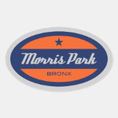 Morris Park Ovale Sticker (Voorkant)