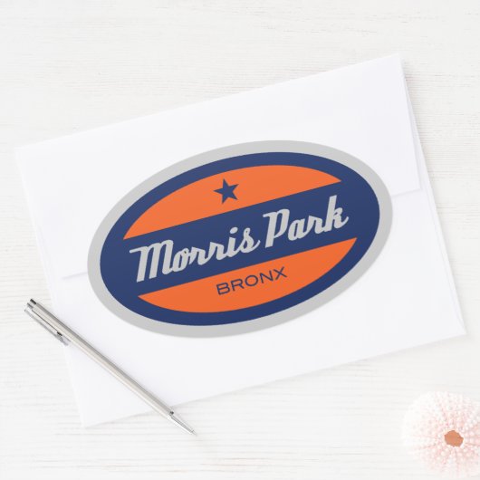 Morris Park Ovale Sticker (Envelop)