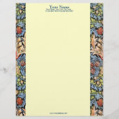 Morris Patterned Letterhead Briefhoofd Ontwerp (Voorkant)
