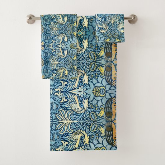 Morris - Pauw & Dragon Bloempatroon Bad Handdoek (Insitu)