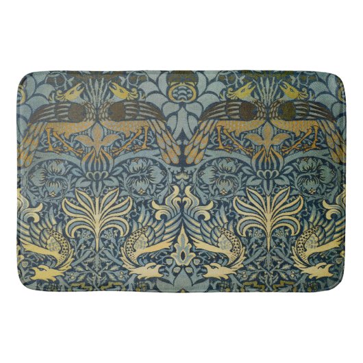 Morris - Pauw & Dragon Bloempatroon Badmat (Voorkant)