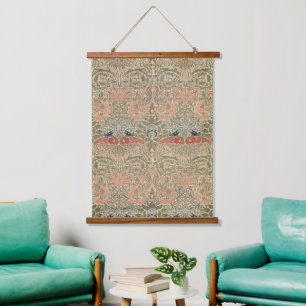 Morris -  Pauw & Dragon Bloempatroon Hangend Wandkleed