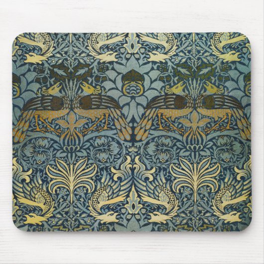 Morris - Pauw & Dragon Bloempatroon Muismat (Voorkant)