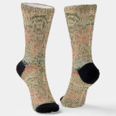 Morris - Pauw & Dragon Bloempatroon Sokken (Gebogen)