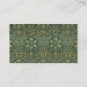 Morris Persian Elegance: het tapijtkleed van Ispah Visitekaartje (Achterkant)