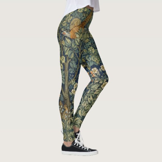 Morris  Pheasant eekhoorn & Bloempatroon Leggings (Rechts)