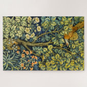 Morris  Pheasant eekhoorn & Bloempatroon Legpuzzel (Horizontaal)