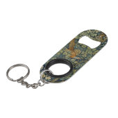 Morris Pheasant eekhoorn & Bloempatroon Mini Flessenopener (Voorkant Gekanteld)