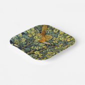 Morris  Pheasant eekhoorn & Bloempatroon Papieren Bordje (Gebogen)