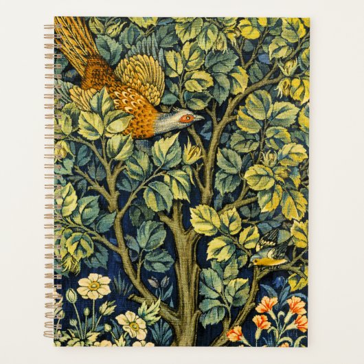 Morris Pheasant eekhoorn & Bloempatroon Planner (Voorkant)