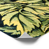 Morris  Pheasant eekhoorn & Bloempatroon Poster (Hoek)