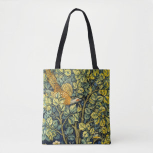 Morris  Pheasant eekhoorn & Bloempatroon Tote Bag