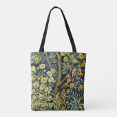 Morris Pheasant eekhoorn & Bloempatroon Tote Bag (Achterkant)