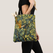 Morris Pheasant eekhoorn & Bloempatroon Tote Bag (Dichtbij)