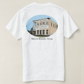 Morris Ranch grote kleur logo op rug T-Shirt (Design achterkant)