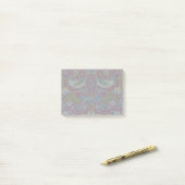Morris Red Achtergrond Strawberry Thief Patroon Post-it® Notes (Op bureau)