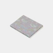 Morris Red Achtergrond Strawberry Thief Patroon Post-it® Notes (Schuin)