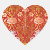 Morris - Roos en Lily Hart Sticker (Voorkant)