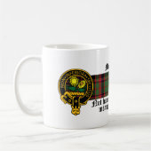 Morris Scottish Crest en Tartan mok (Links)