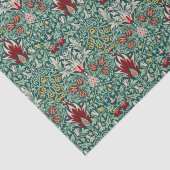 Morris Snakeshead Floral Classic Botanisch Groen Tissuepapier (Detail)