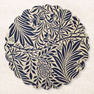 Morris - Spray - Navy Blue en neutraal Kartonnen Onderzetters