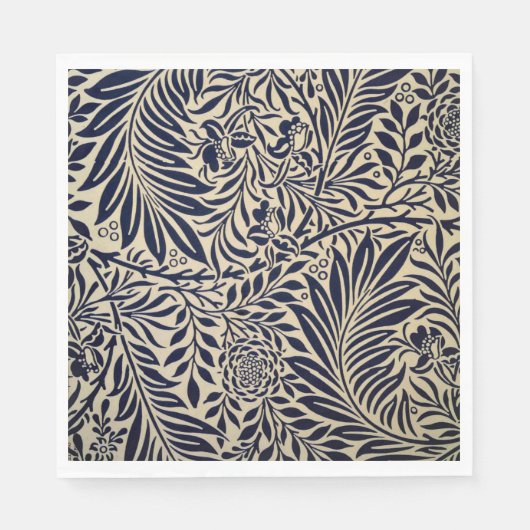 Morris - Spray - Navy Blue Servet (Voorkant)