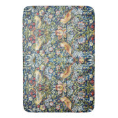 Morris - Strawberry Thief Bird & Floral Pattern Badmat (Voorkant Verticaal)