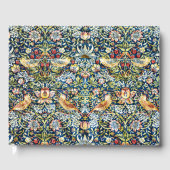 Morris - Strawberry Thief Bird & Floral Pattern Gastenboek (Voorkant)
